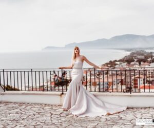 Abito da Sposa Emè shooting a Sperlonga