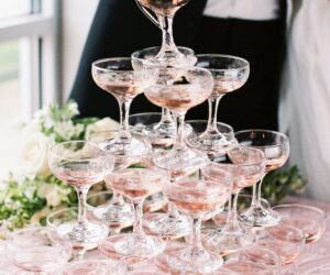 Champagne tower