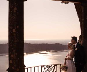 Matrimonio vista lago