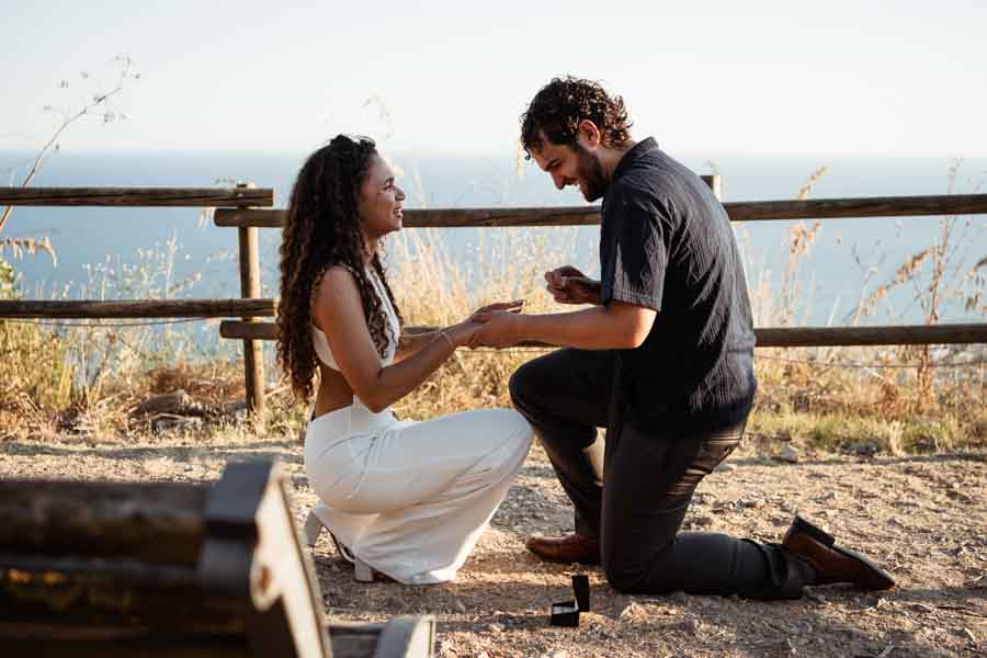 Wedding Proposal Sea View !