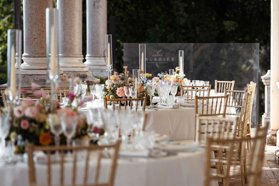 mise in place matrimonio roma