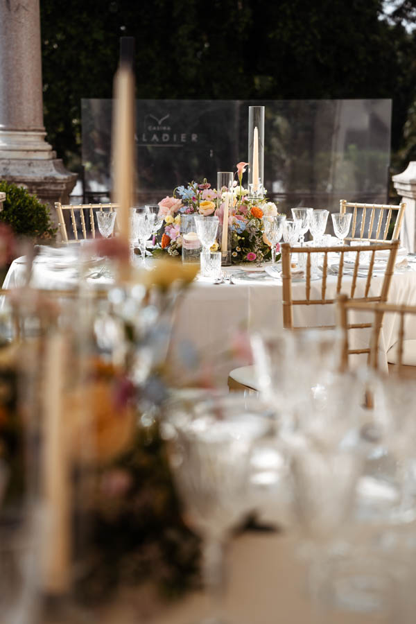 wedding mise en place