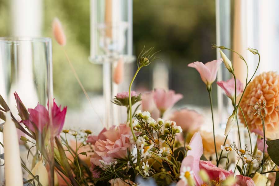 wedding mise en place