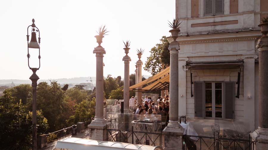 wedding dinner in Rome