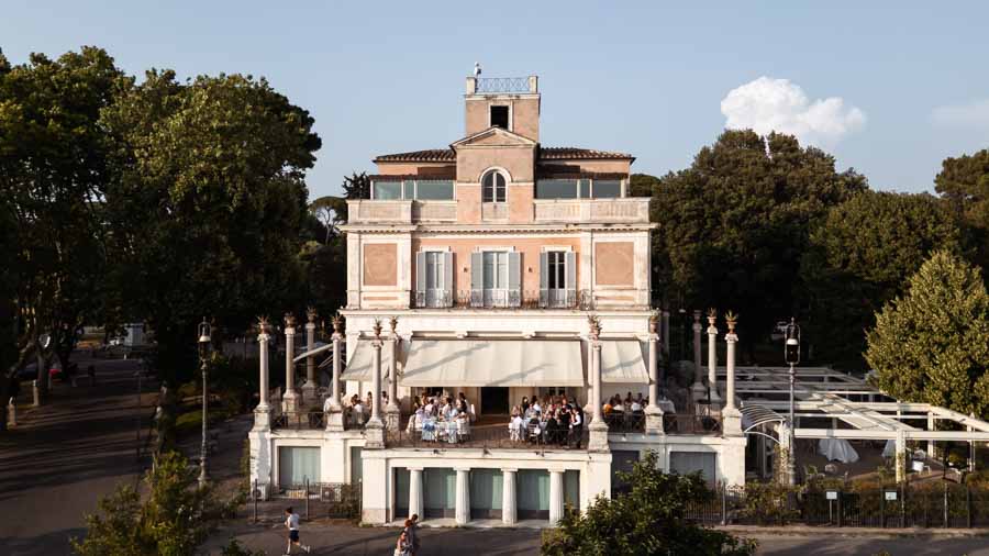 wedding dinner in Rome