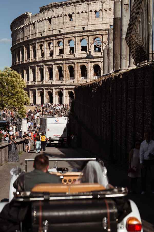 sposi al colosseo con exalibur