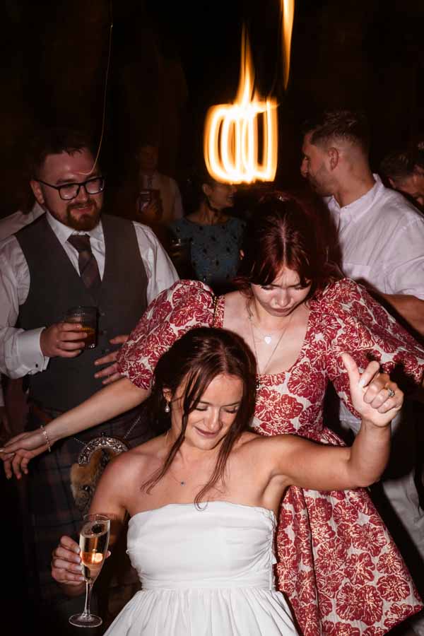 wedding party in the castel in rome