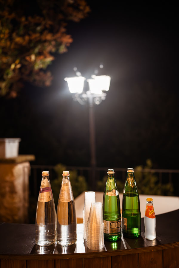 wedding party in the castel to rome