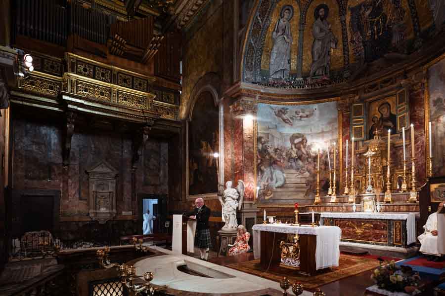 matrimonio in Basilica di Santa Francesca Romana